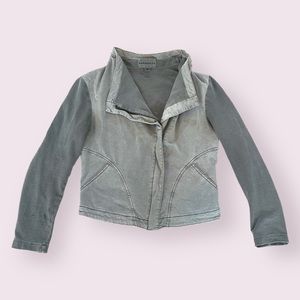 Anthropologie Marrakech Full Zip Jacket Grey Size Small